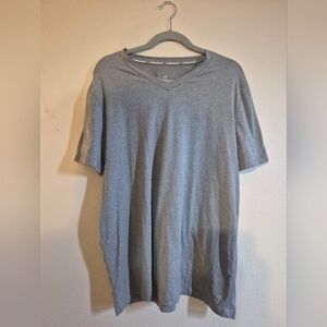 Head Gray Short Sleeve V-Neck Tee